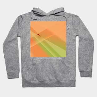 orange green gradient Hoodie